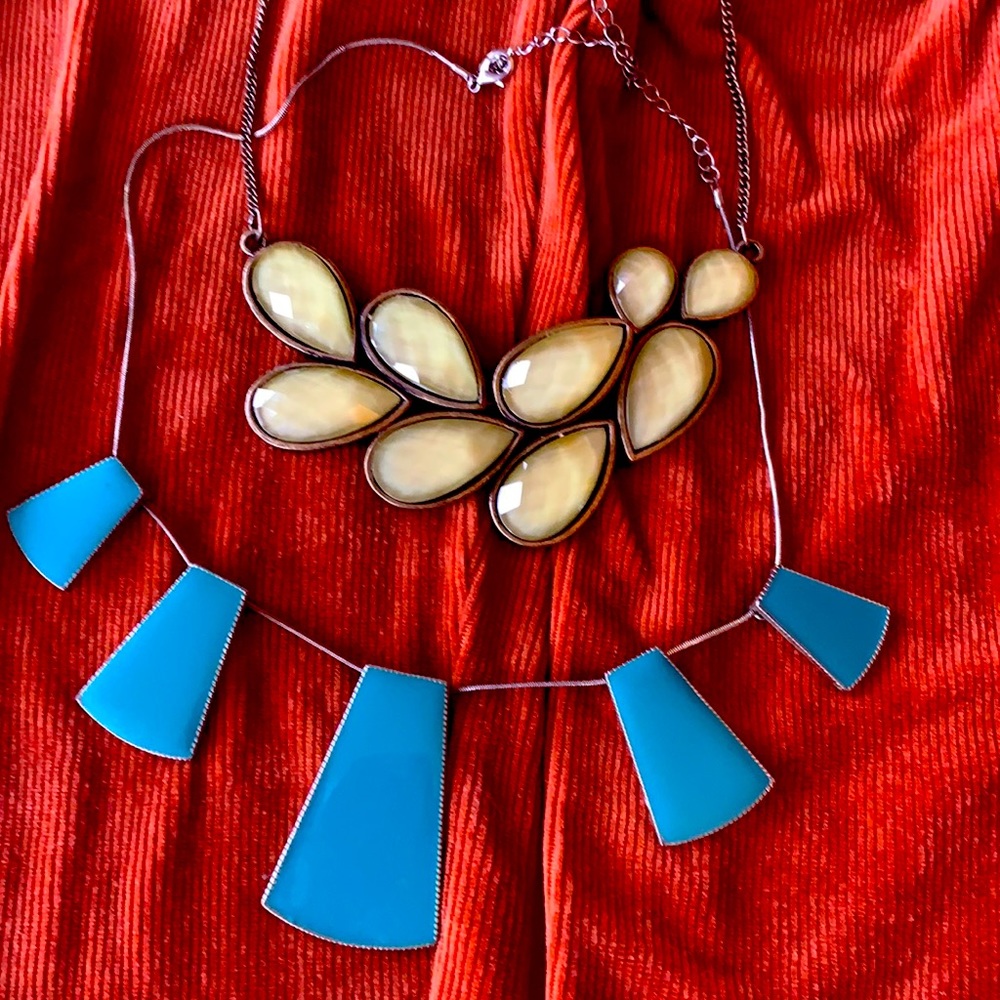 TWO chest plate necklaces!